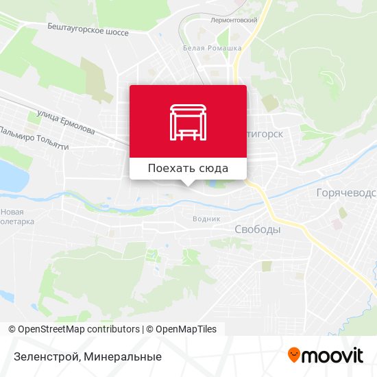 Карта Зеленстрой