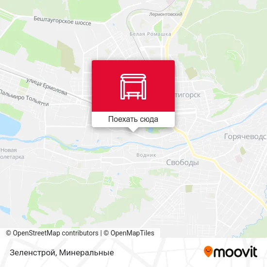 Карта Зеленстрой