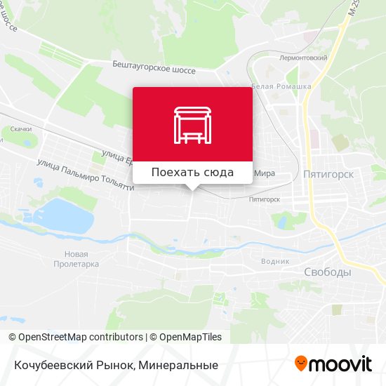 Карта Кочубеевский Рынок