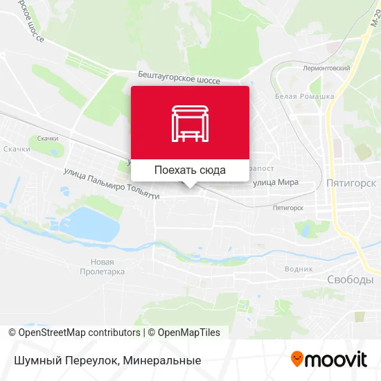 Карта Шумный Переулок