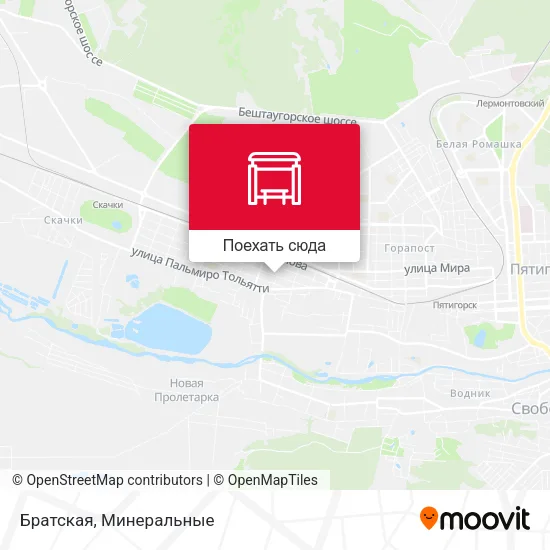 Карта Братская