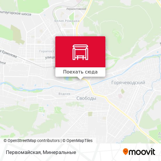 Карта Первомайская