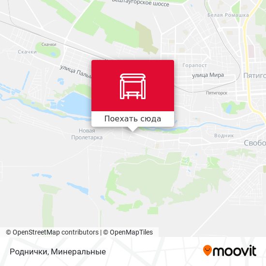 Карта Роднички