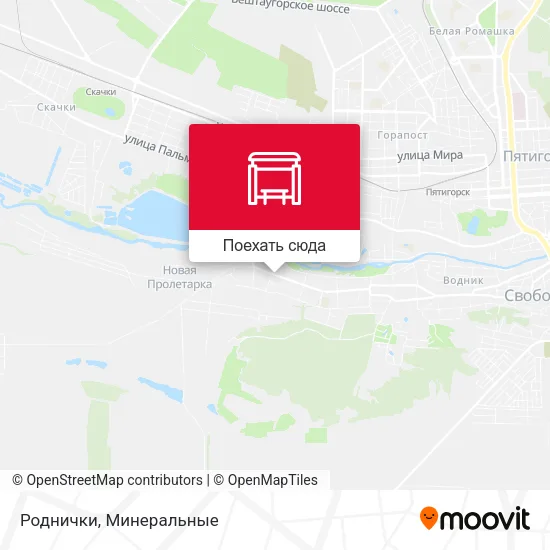 Карта Роднички