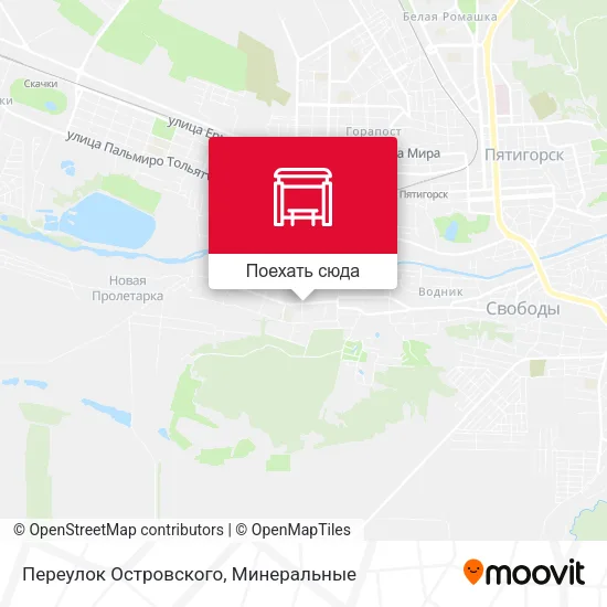 Карта Переулок Островского