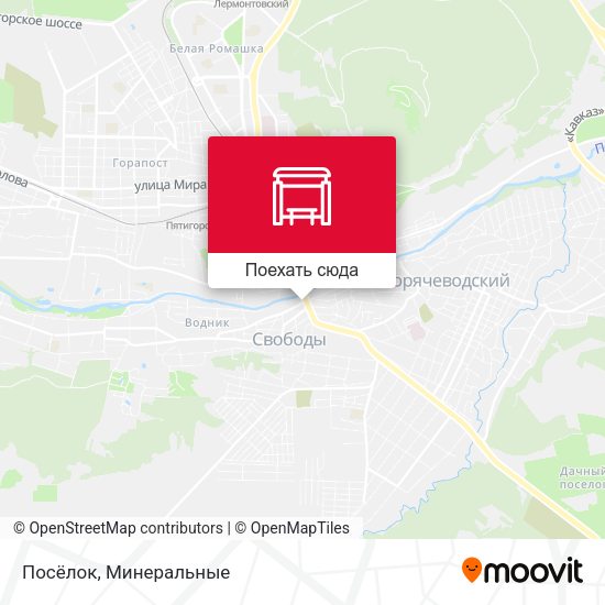 Карта Посёлок