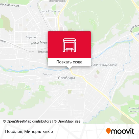 Карта Посёлок