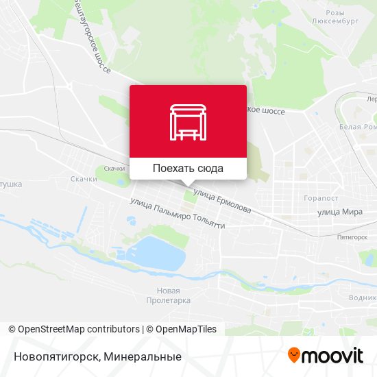 Карта Новопятигорск