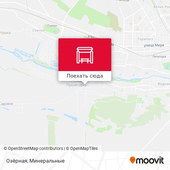 Карта Озёрная
