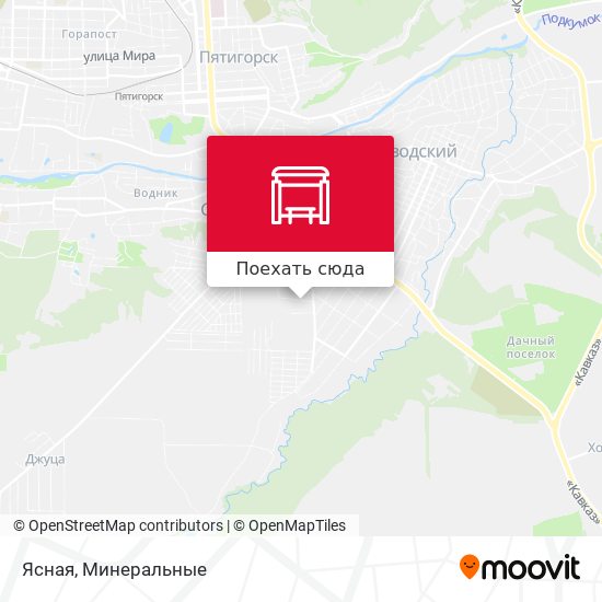 Карта Ясная