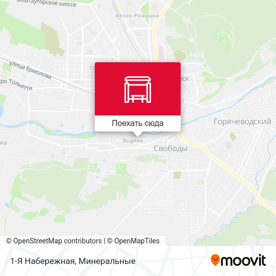 Карта 1-Я Набережная