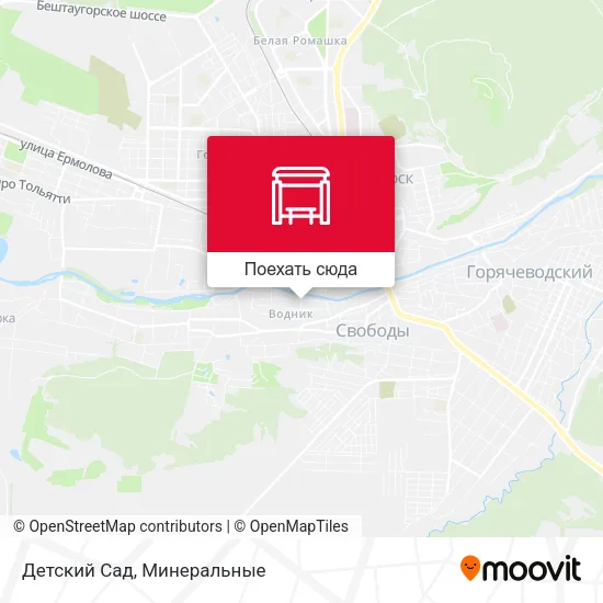Карта Детский Сад