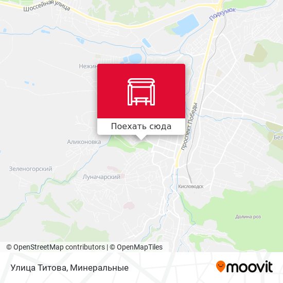 Карта Улица Титова