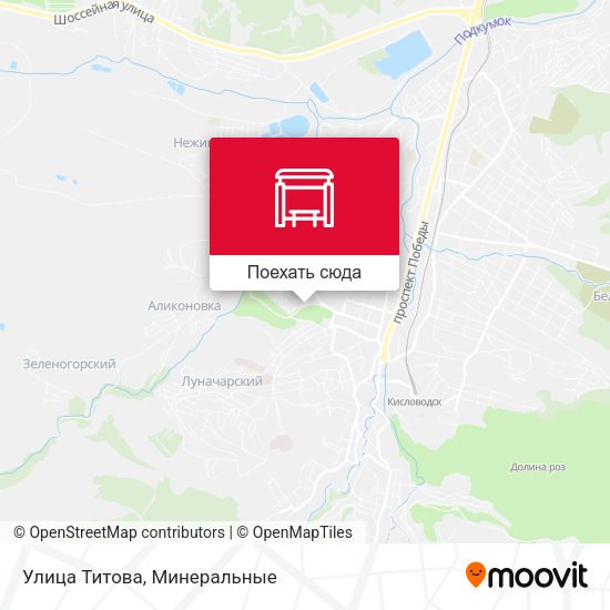 Карта Улица Титова