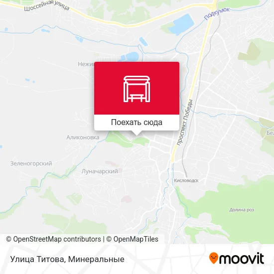 Карта Улица Титова