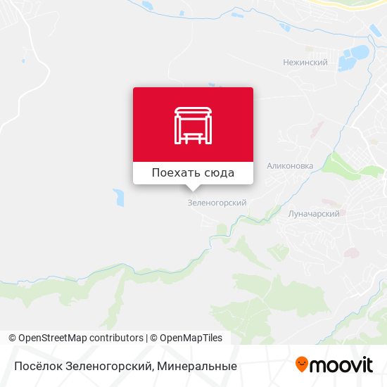 Карта Посёлок Зеленогорский