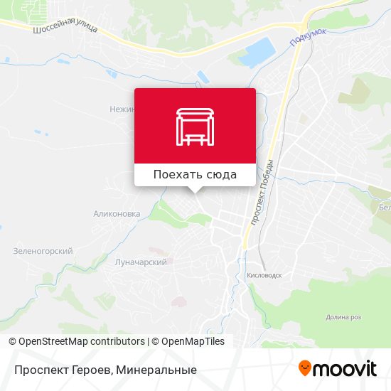Карта Проспект Героев