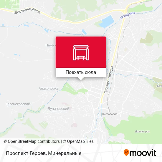 Карта Проспект Героев