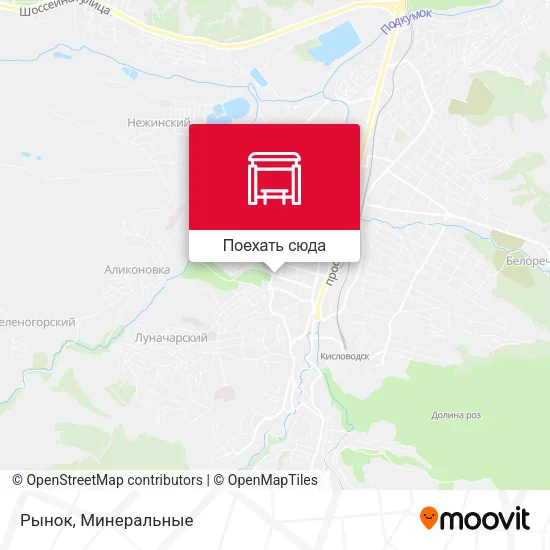 Карта Рынок