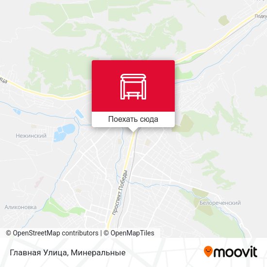 Карта Главная Улица