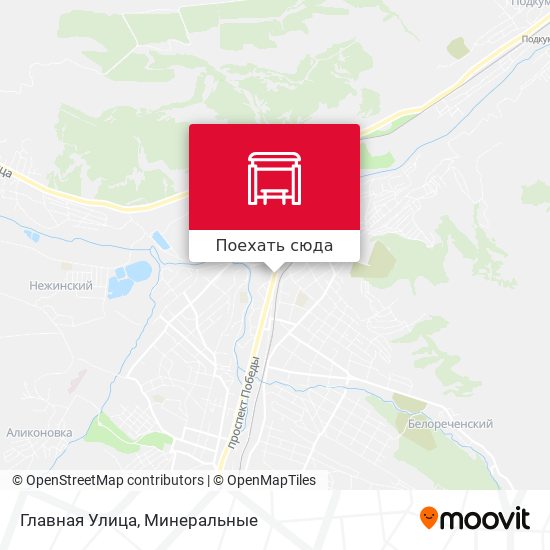 Карта Главная Улица