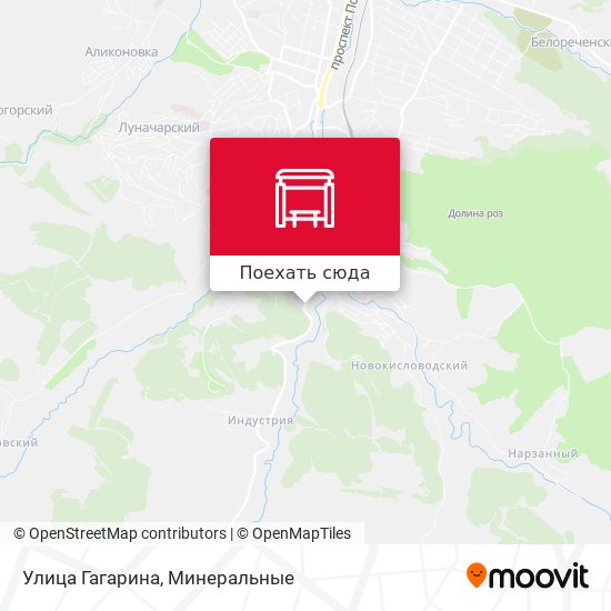 Карта Улица Гагарина