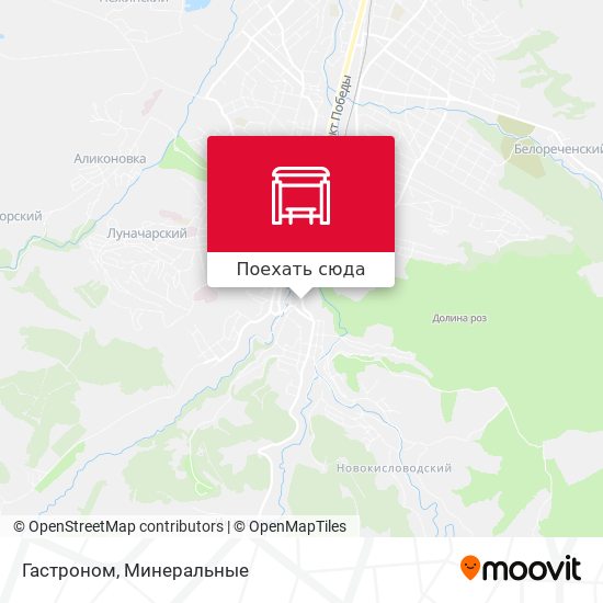 Карта Гастроном