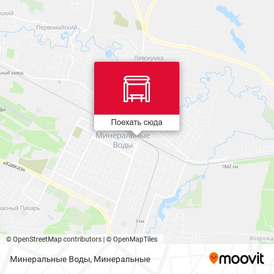 Карта Минеральные Воды