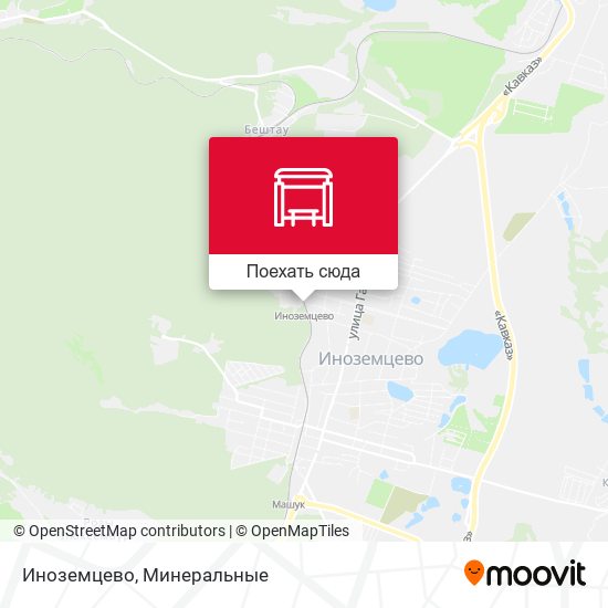 Карта Иноземцево
