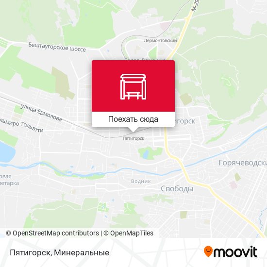 Карта Пятигорск