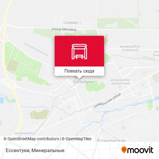 Карта Ессентуки