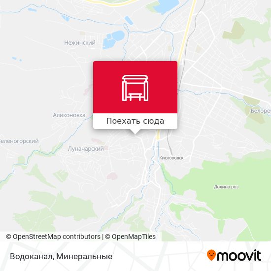 Карта Водоканал