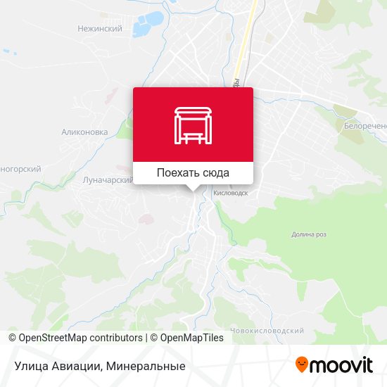 Карта Улица Авиации