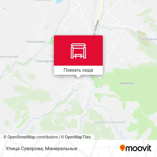 Карта Улица Суворова