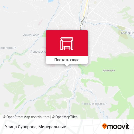Карта Улица Суворова