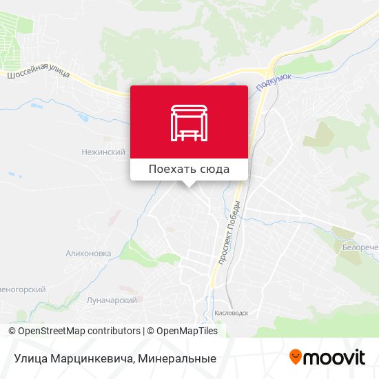 Карта Улица Марцинкевича
