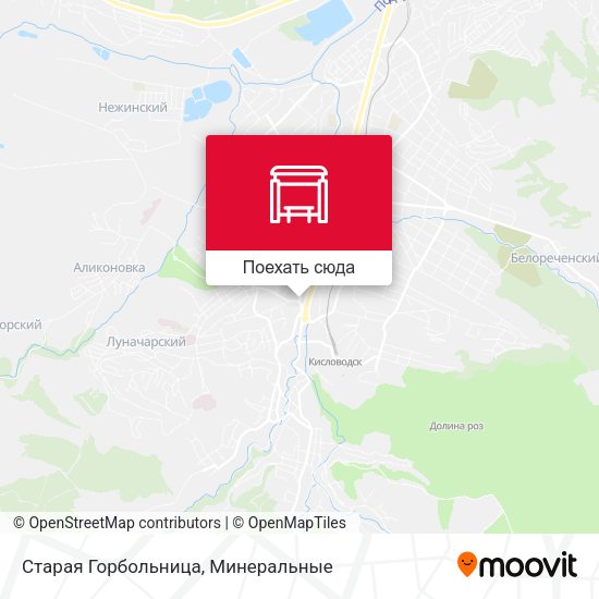 Карта Старая Горбольница