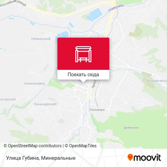 Карта Улица Губина