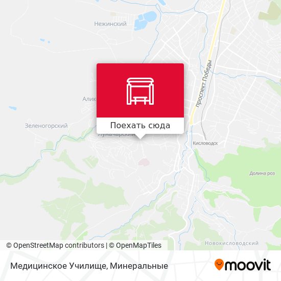 Карта Медицинское Училище