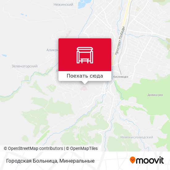 Карта Городская Больница