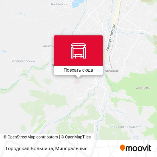 Карта Городская Больница