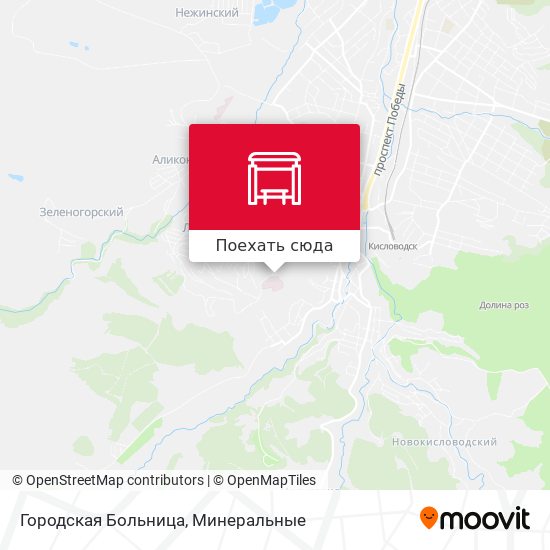 Карта Городская Больница