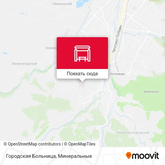 Карта Городская Больница