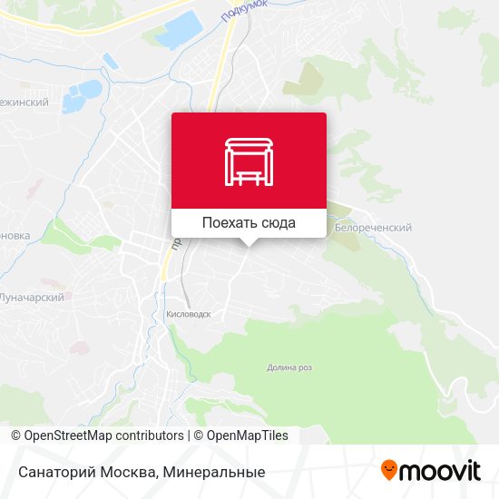 Карта Санаторий Москва