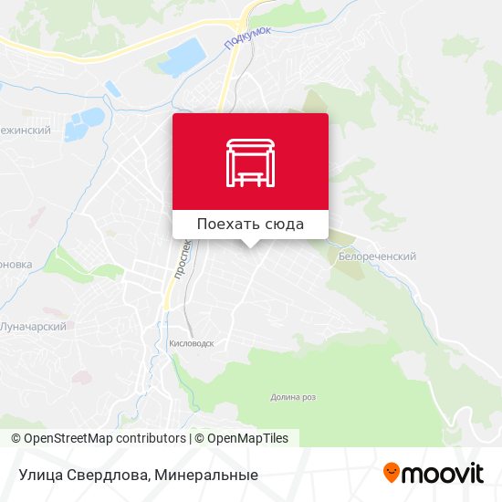 Карта Улица Свердлова