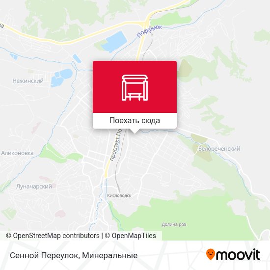 Карта Сенной Переулок