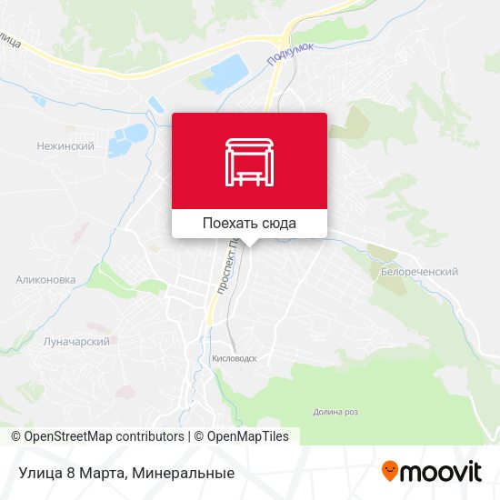 Карта Улица 8 Марта