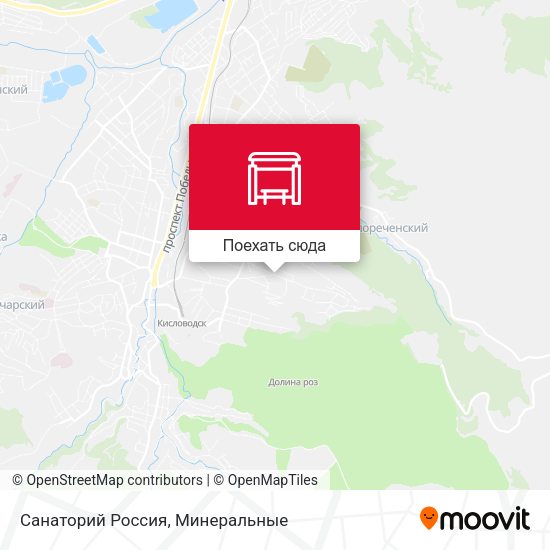 Карта Санаторий Россия