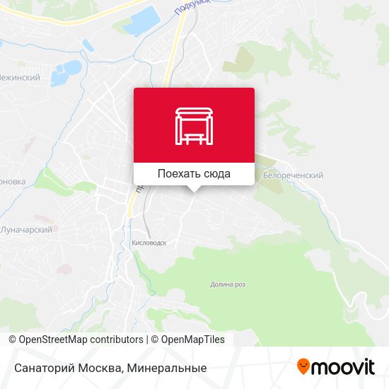 Карта Санаторий Москва