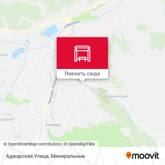 Карта Аджарская Улица